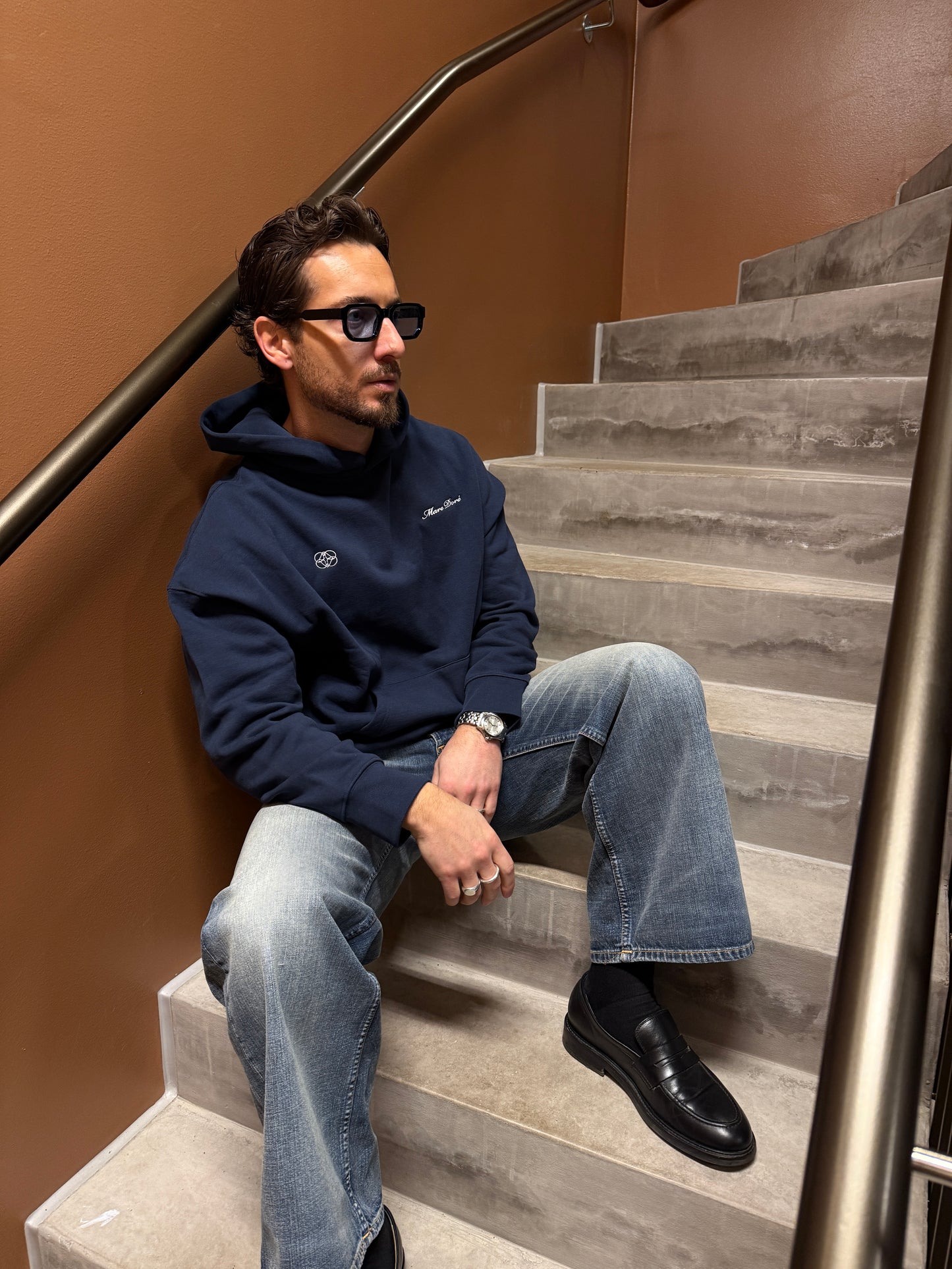 SIGNATURE BOXY NAVY