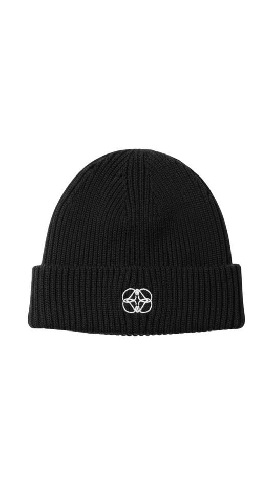 BLACK UNISEX BEANIE